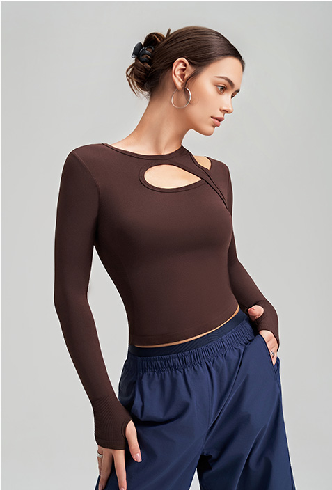 Irregular Collar Base Shirt