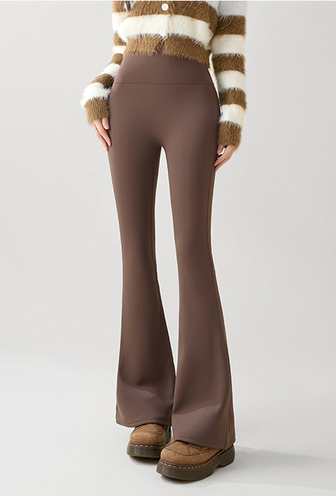 Supermodel velvet extended flared pants